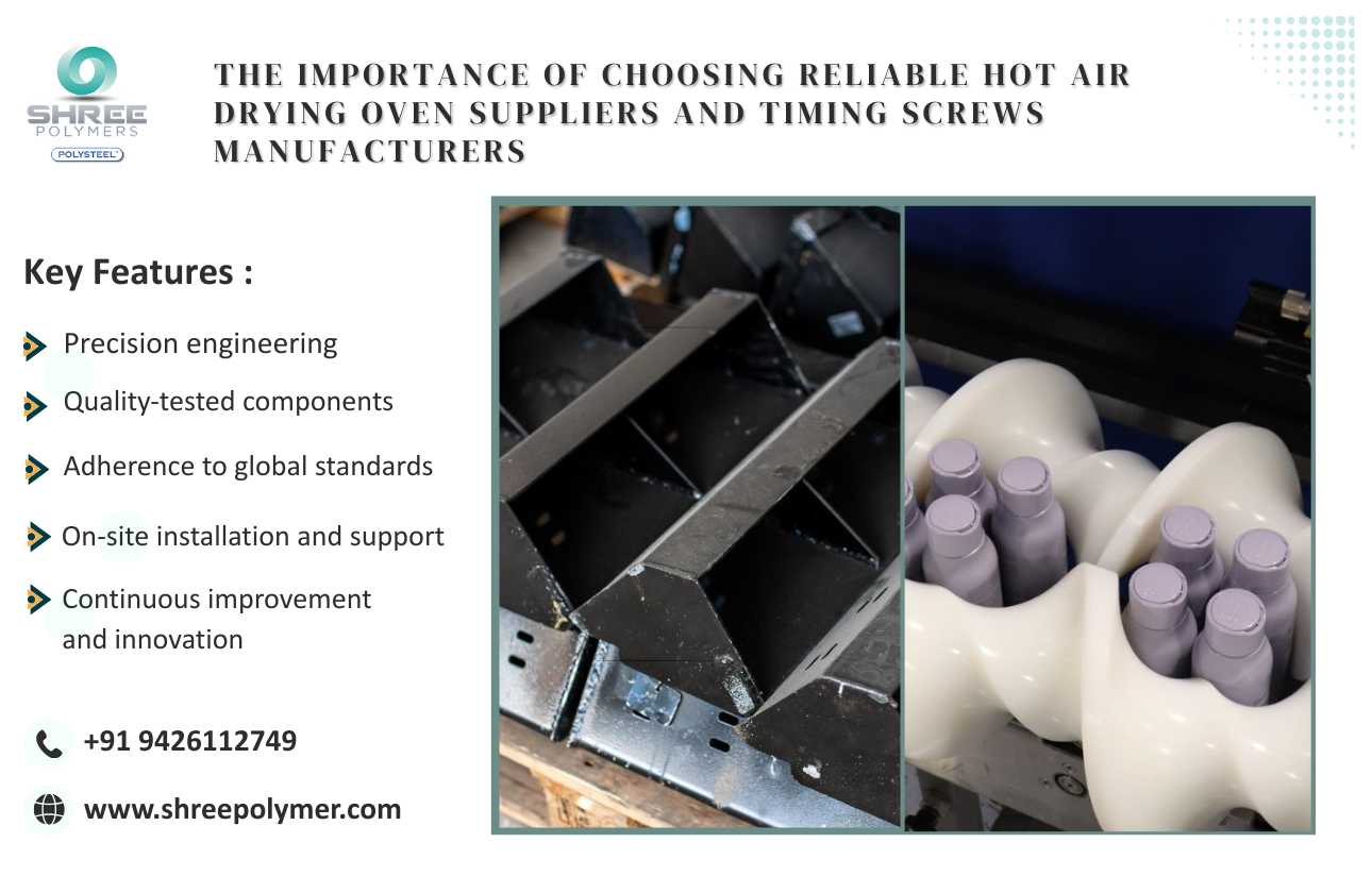 The Importance of Choosing Reliable Hot Air Drying Oven Suppliers and Timing Screws Manufacturers