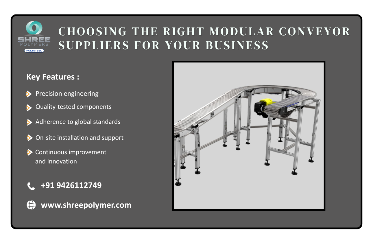 Choosing the Right Modular Conveyor Suppliers for Your Business