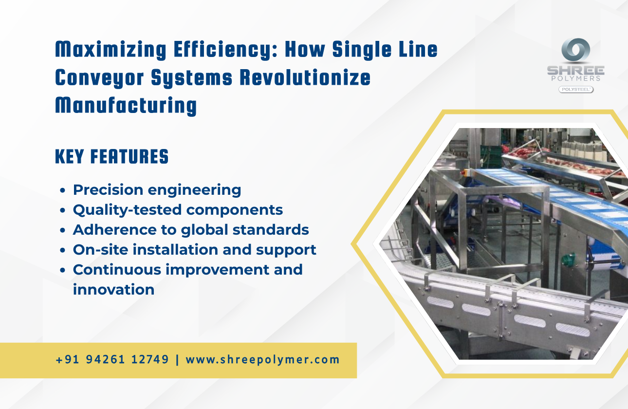 Maximizing Efficiency: How Single Line Conveyor Systems Revolutionize Manufacturing